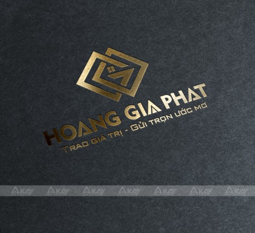 Logo Hoàng Gia Phát - In ấn Bình Dương - Công Ty TNHH DESIGN AKAY